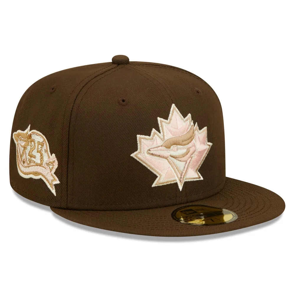 Toronto Blue Jays New Era Red Under Visor 59FIFTY Fitted Hat - Gold