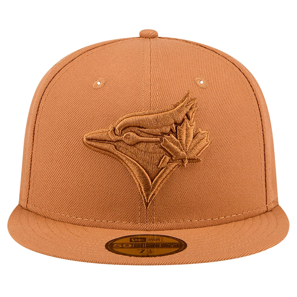 Casquette ajustée 59FIFTY marron des Blue Jays de Toronto New Era pour hommes