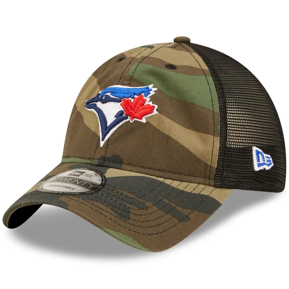 New Era Men's New Era Camo Toronto Blue Jays 9TWENTY Trucker Snapback Hat