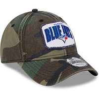 Casquette réglable camouflage Toronto Blue Jays Gameday 9FORTY New Era pour hommes