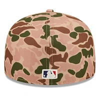 Men's New Era Duck Camo Toronto Blue Jays 1993 World Series Flame Undervisor 59FIFTY - Fitted Hat