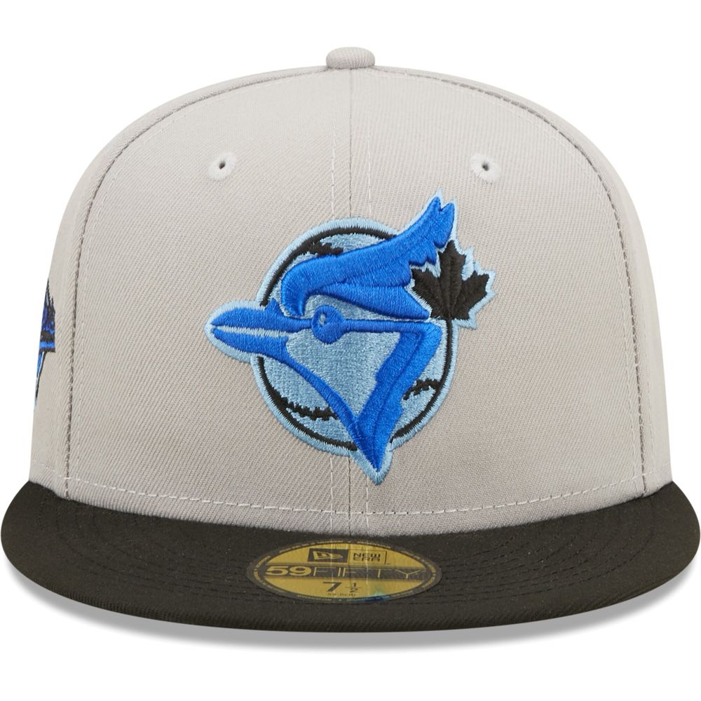 Men's New Era Black Toronto Blue Jays Side Patch 59FIFTY Fitted Hat