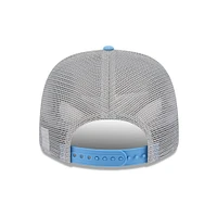 Men's New Era  Gray/Powder Blue Toronto Blue Jays 2025 Batting Practice 9SEVENTY Stretch-Snap Trucker Hat