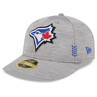 Casquette ajustée 59FIFTY à profil bas des Blue Jays de Toronto 2024 New Era pour hommes, grise