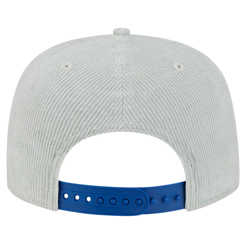 Casquette de golf à visière snapback en velours côtelé Toronto Blue Jays de New Era pour homme