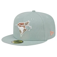 Casquette ajustée 59FIFTY Spring Forest des Blue Jays de Toronto New Era pour hommes, verte