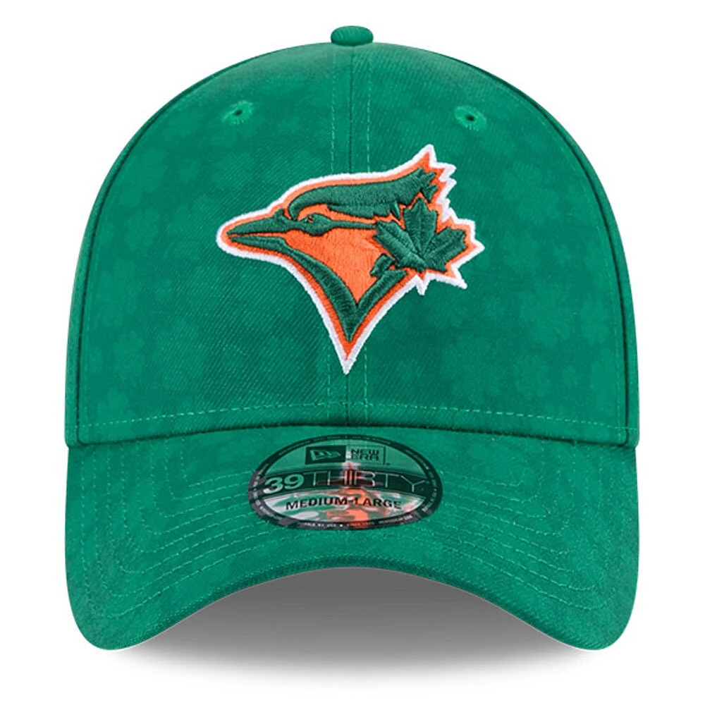 Men's New Era Kelly Green Toronto Blue Jays St. Patrick's Day 39THIRTY Flex Hat