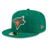 Men's New Era Kelly Green Toronto Blue Jays St. Patrick's Day 59FIFTY Fitted Hat