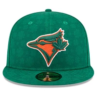 Men's New Era Kelly Green Toronto Blue Jays St. Patrick's Day 59FIFTY Fitted Hat
