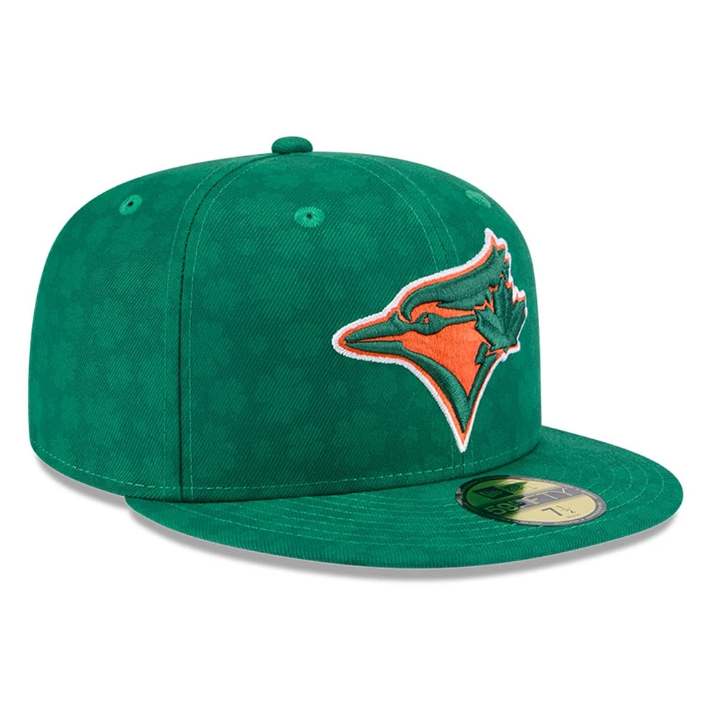 Men's New Era Kelly Green Toronto Blue Jays St. Patrick's Day 59FIFTY Fitted Hat