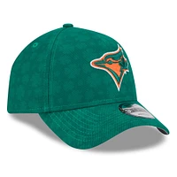 Men's New Era Kelly Green Toronto Blue Jays St. Patrick's Day A-Frame 9FORTY Adjustable Hat