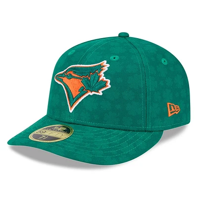 Casquette ajustée à profil bas 59FIFTY Toronto Blue Jays de New Era pour homme, vert Kelly