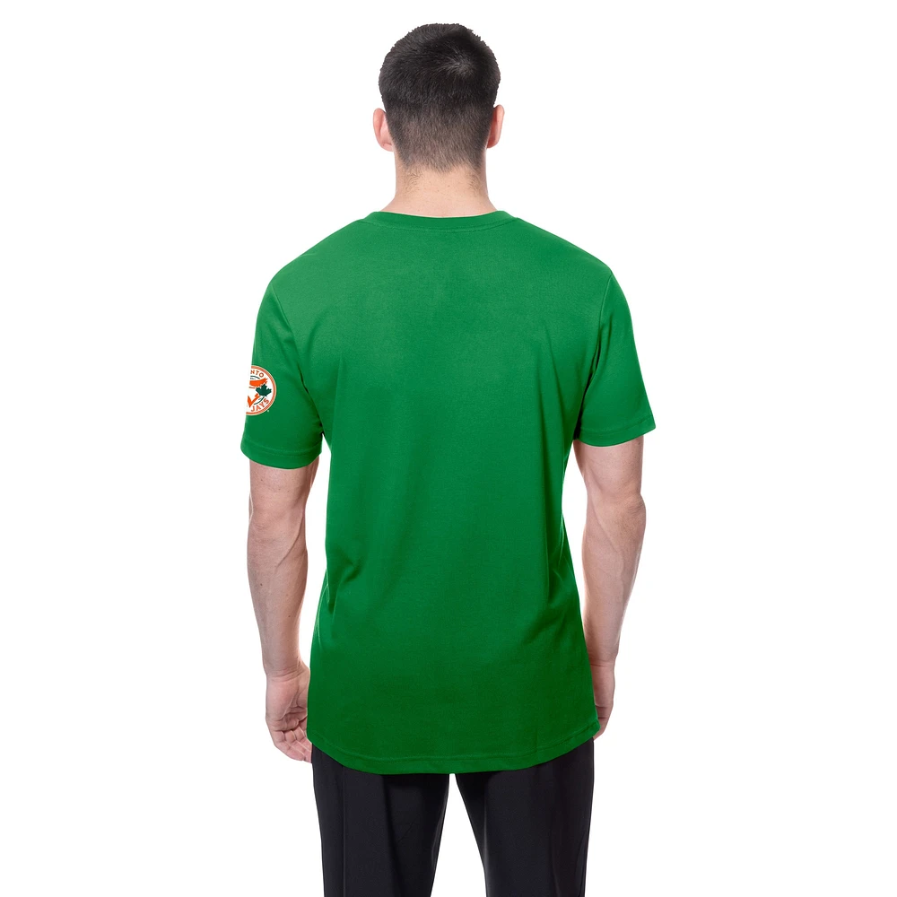 Men's New Era  Kelly Green Toronto Blue Jays St. Patrick's Day Shamrock Fill T-Shirt