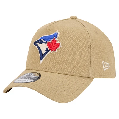 Casquette ajustable 9FORTY A-Frame Essentials Toronto Blue Jays kaki New Era pour homme