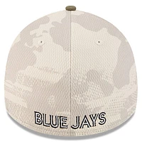 Men's New Era  Light Beige/Olive Toronto Blue Jays 2025 Armed Forces Day 39THIRTY Flex Hat
