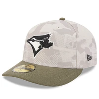 Men's New Era  Light Beige/Olive Toronto Blue Jays 2025 Armed Forces Day 59FIFTY Fitted Hat