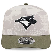 Men's New Era  Light Beige/Olive Toronto Blue Jays 2025 Armed Forces Day 9SEVENTY Adjustable Hat
