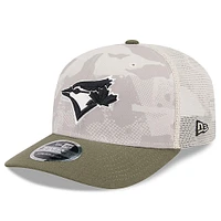 Men's New Era  Light Beige/Olive Toronto Blue Jays 2025 Armed Forces Day 9SEVENTY Adjustable Hat