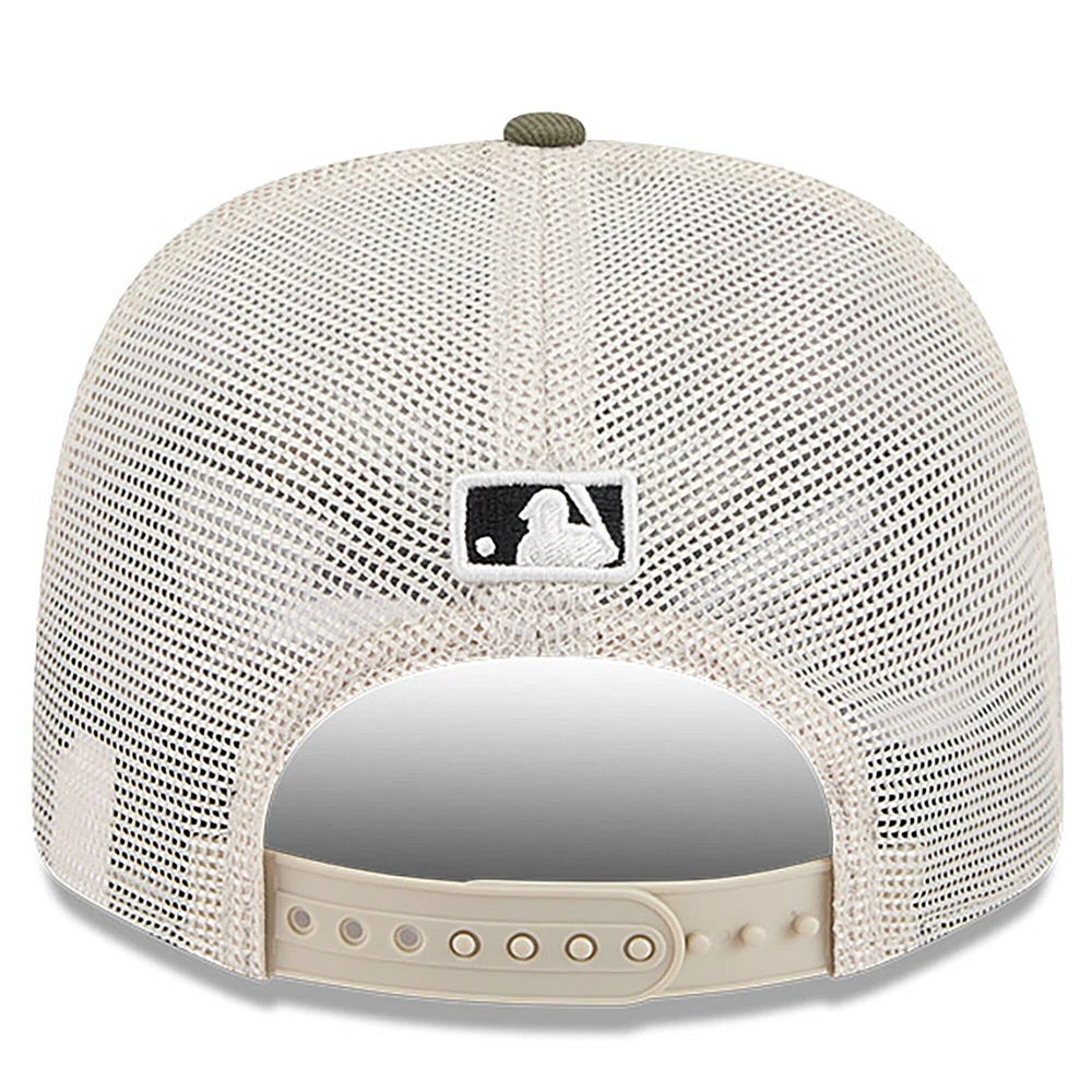 Men's New Era  Light Beige/Olive Toronto Blue Jays 2025 Armed Forces Day 9SEVENTY Adjustable Hat