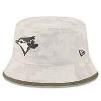 Bob beige clair New Era pour homme, Journée des forces armées 2025 des Blue Jays de Toronto