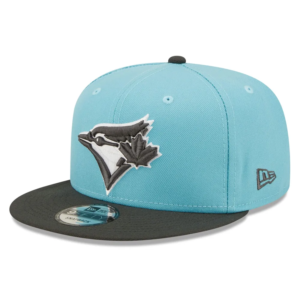 New Era Men's New Era Light Blue/Charcoal Toronto Blue Jays Color Pack  Two-Tone 9FIFTY - Snapback Hat