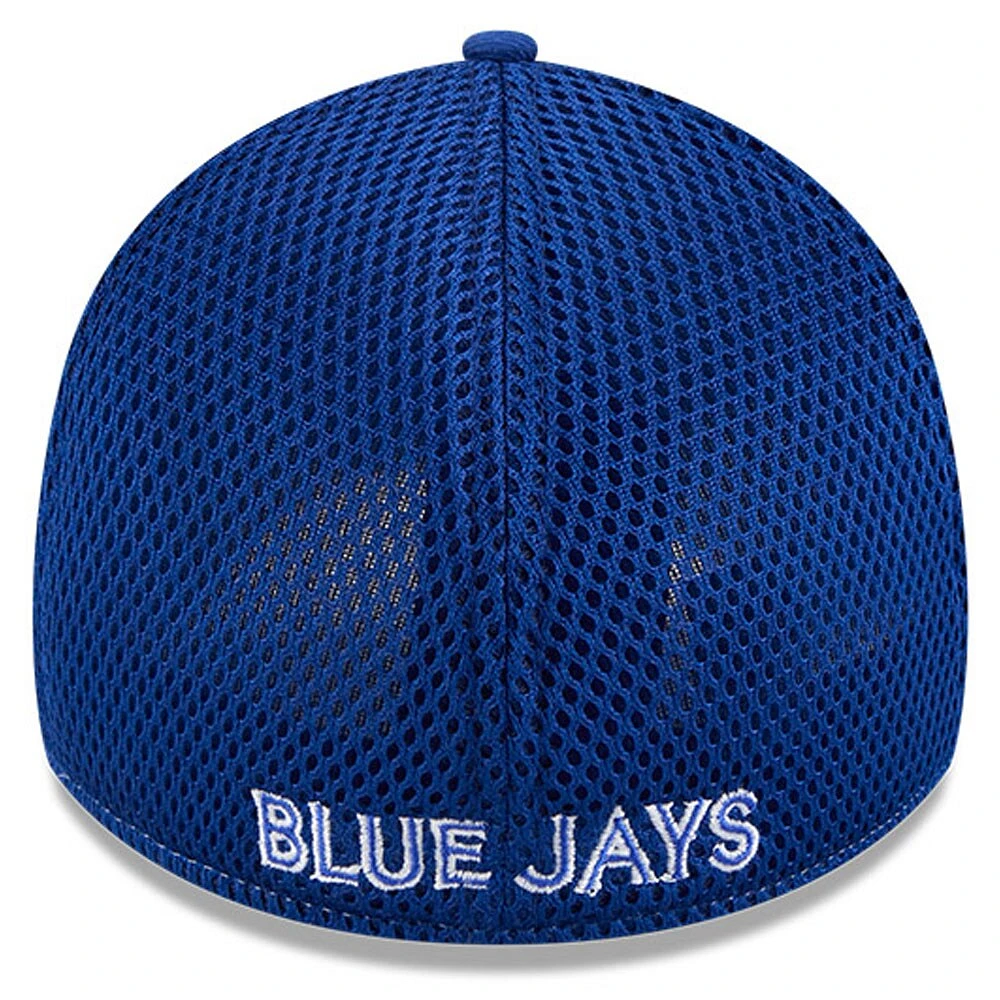 Casquette d'entraînement de printemps 39THIRTY Flex pour homme New Era bleu marine/bleu royal des Blue Jays Toronto 2025
