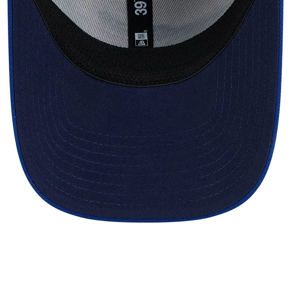 Casquette d'entraînement de printemps 39THIRTY Flex pour homme New Era bleu marine/bleu royal des Blue Jays Toronto 2025