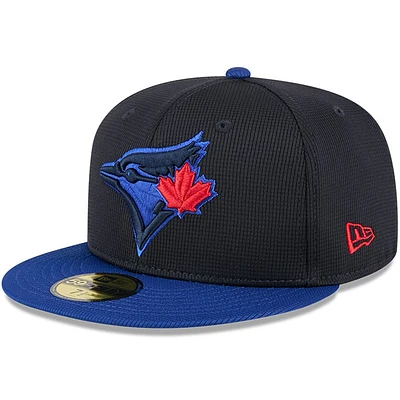 Men's New Era Navy/Royal Toronto Blue Jays City Connect Batting Practice 59FIFTY Fitted Hat