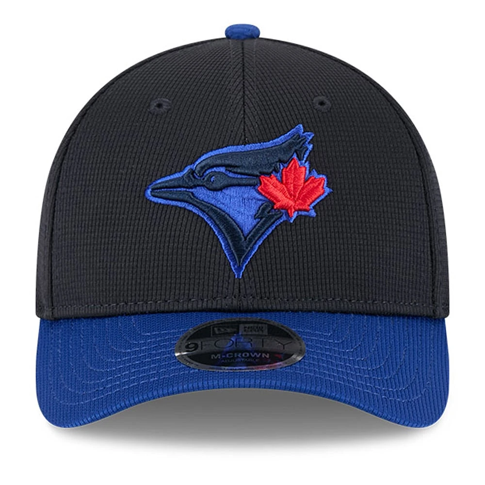 Men's New Era Navy/Royal Toronto Blue Jays City Connect Batting Practice 9FORTY M-Crown Adjustable Hat