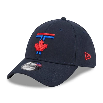 Casquette flexible New Era pour hommes des Blue Jays de Toronto 2024 City Connect 39THIRTY Flex