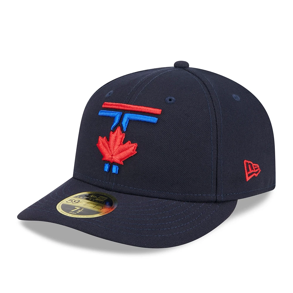 Men's New Era Navy Toronto Blue Jays 2024 City Connect Low Profile 59FIFTY Fitted Hat