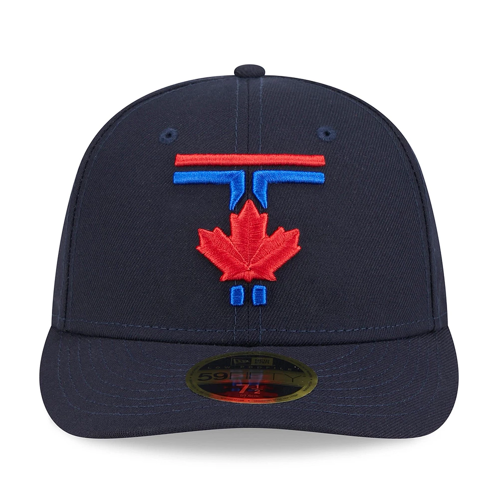 Men's New Era Navy Toronto Blue Jays 2024 City Connect Low Profile 59FIFTY Fitted Hat
