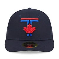 Men's New Era Navy Toronto Blue Jays 2024 City Connect Low Profile 59FIFTY Fitted Hat