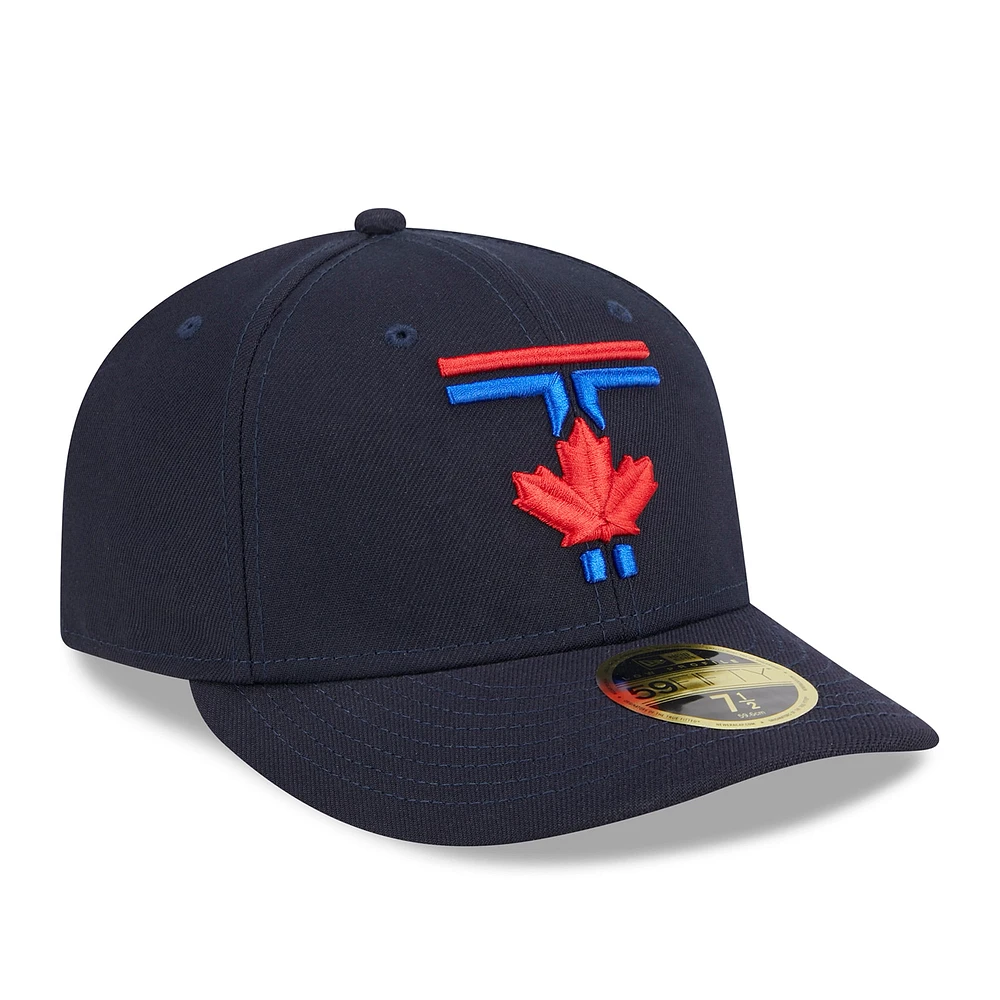 Men's New Era Navy Toronto Blue Jays 2024 City Connect Low Profile 59FIFTY Fitted Hat
