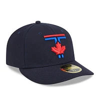 Men's New Era Navy Toronto Blue Jays 2024 City Connect Low Profile 59FIFTY Fitted Hat