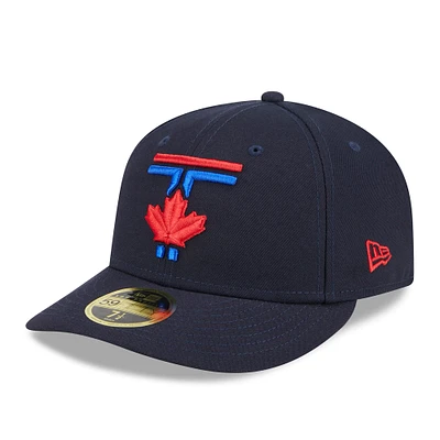 Men's New Era Navy Toronto Blue Jays 2024 City Connect Low Profile 59FIFTY Fitted Hat