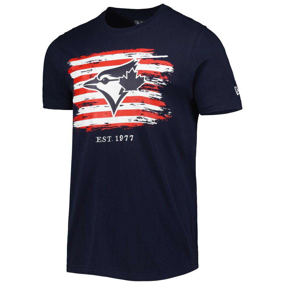 Men's New Era Navy Toronto Blue Jays 4th of July Jersey T-Shirt