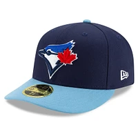 Casquette ajustée à profil bas 59FIFTY des Toronto Blue Jays de New Era pour homme, bleu marine