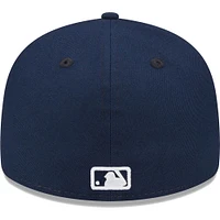 Casquette ajustée 59FIFTY à profil bas des Toronto Blue Jays Oceanside de New Era pour homme, bleu marine