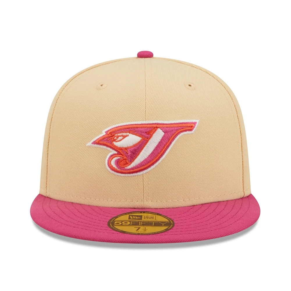 Casquette ajustée 59FIFTY Mango Passion des Blue Jays de Toronto New Era orange/rose pour homme