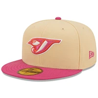 Men's New Era Orange/Pink Toronto Blue Jays 30th Season Mango Passion 59FIFTY Fitted Hat