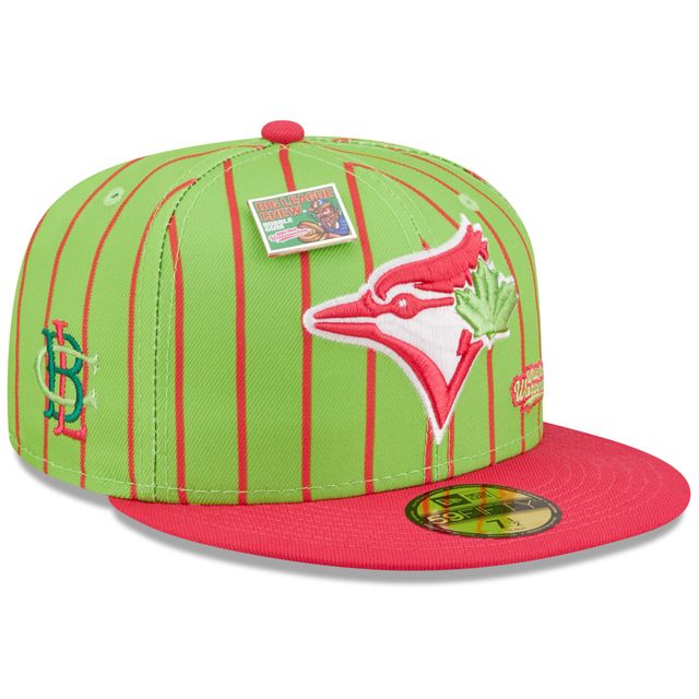 Casquette ajustée 59FIFTY MLB x Big League Chew des Blue Jays de Toronto New Era pour homme – Rose/vert