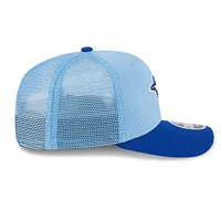 Men's New Era  Powder Blue/Royal Toronto Blue Jays 2025 Batting Practice 9SEVENTY Stretch-Snap Trucker Hat