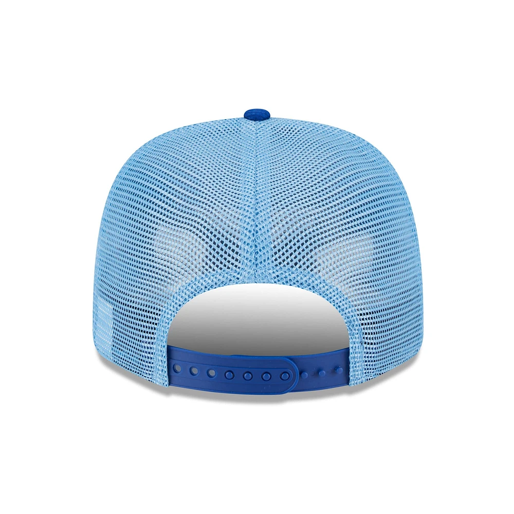 Men's New Era  Powder Blue/Royal Toronto Blue Jays 2025 Batting Practice 9SEVENTY Stretch-Snap Trucker Hat