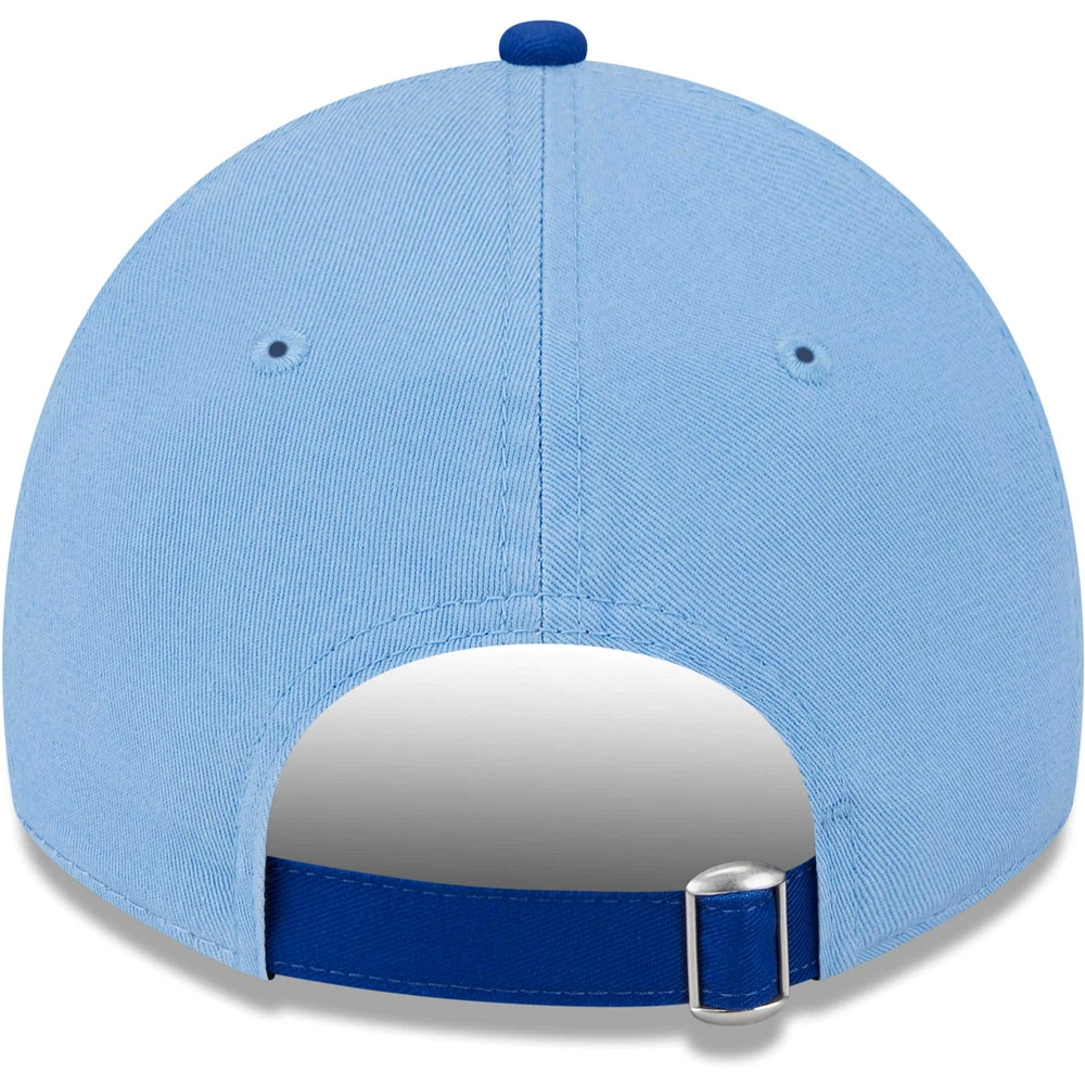 Men's New Era Powder Blue Toronto Blue Jays 2024 Batting Practice On-Field 9TWENTY Adjustable Hat