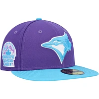 Men's New Era Purple Toronto Blue Jays Vice 59FIFTY Fitted Hat