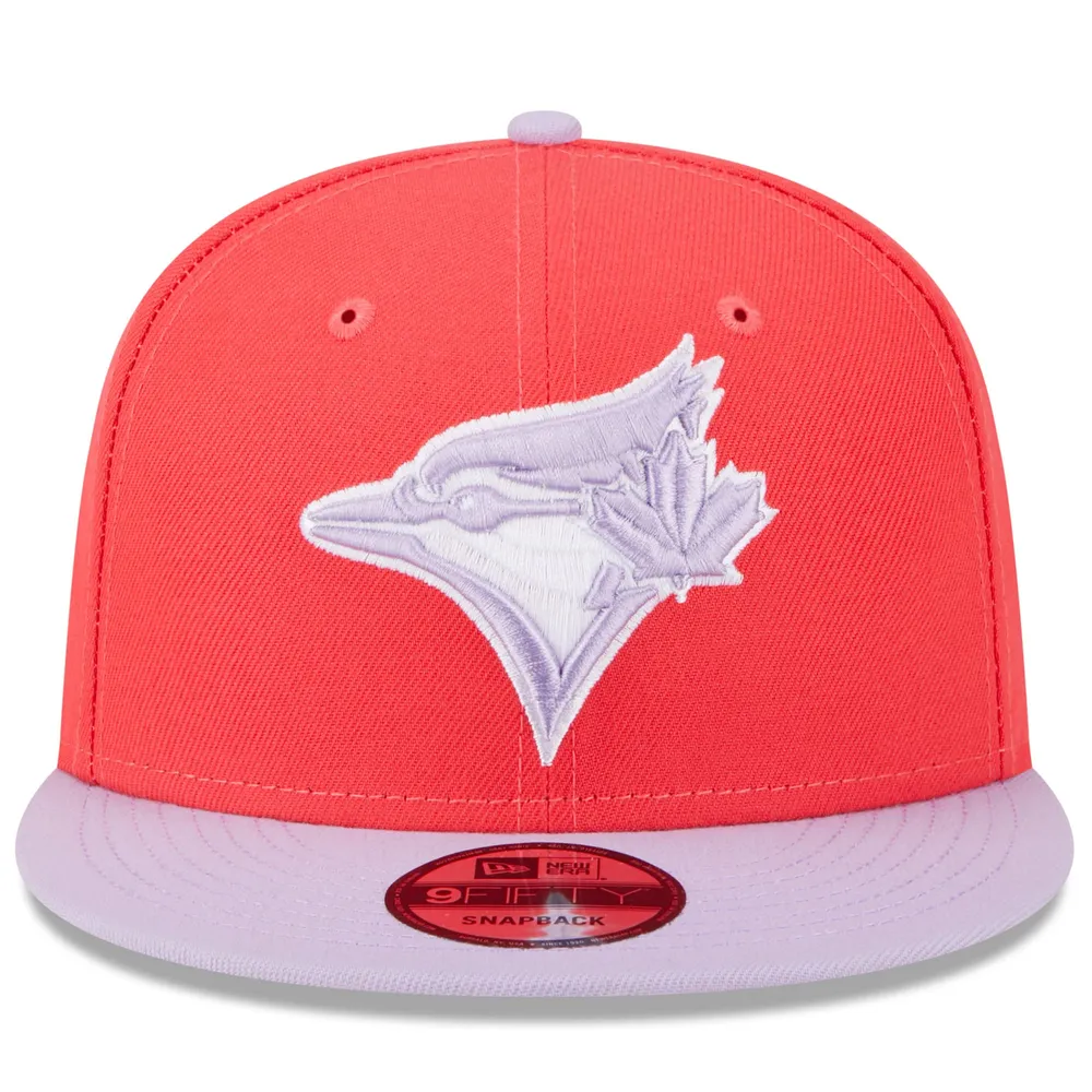 New Era Men's New Era Light Blue/Red Toronto Blue Jays Spring Basic  Two-Tone 9FIFTY Snapback Hat