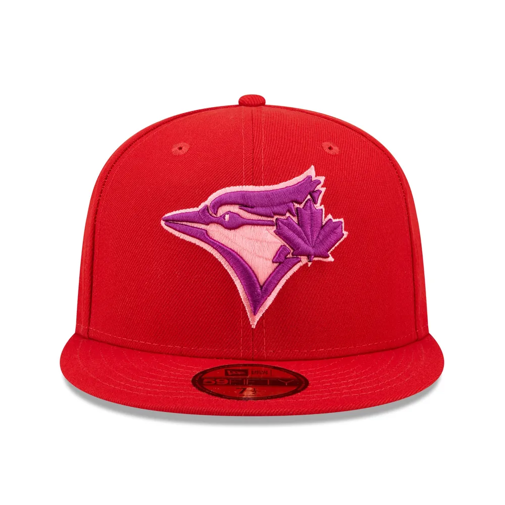 Toronto Blue Jays New Era Undervisor 59FIFTY Fitted Hat - White/Red