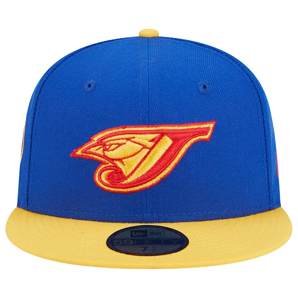 Casquette ajustée 59FIFTY Empire des Blue Jays de Toronto bleu royal/jaune New Era pour homme