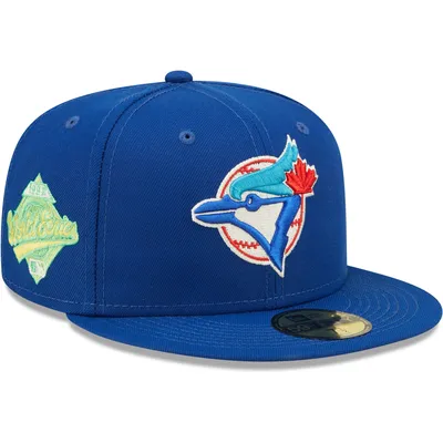 New Era Men's Royal Toronto Blue Jays 2-Time World Series Champions  Undervisor 59Fifty Fitted Hat